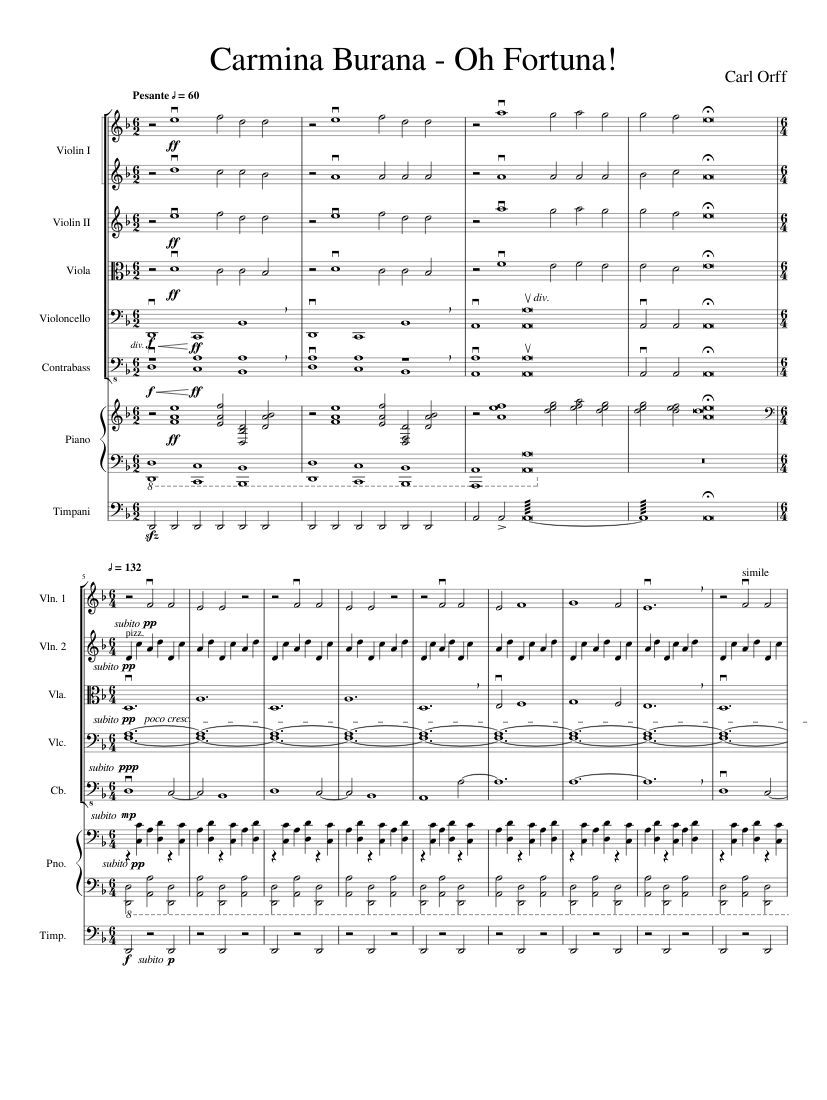carmina burana partitura piano pdf download